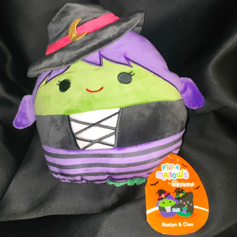 8" Roslyn & Cleo (Halloween) Flipamallow